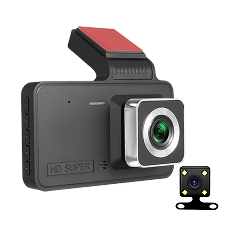 Skorter |  Dashcam with two lenses, 1080P HD and night vision - 170° wide angle