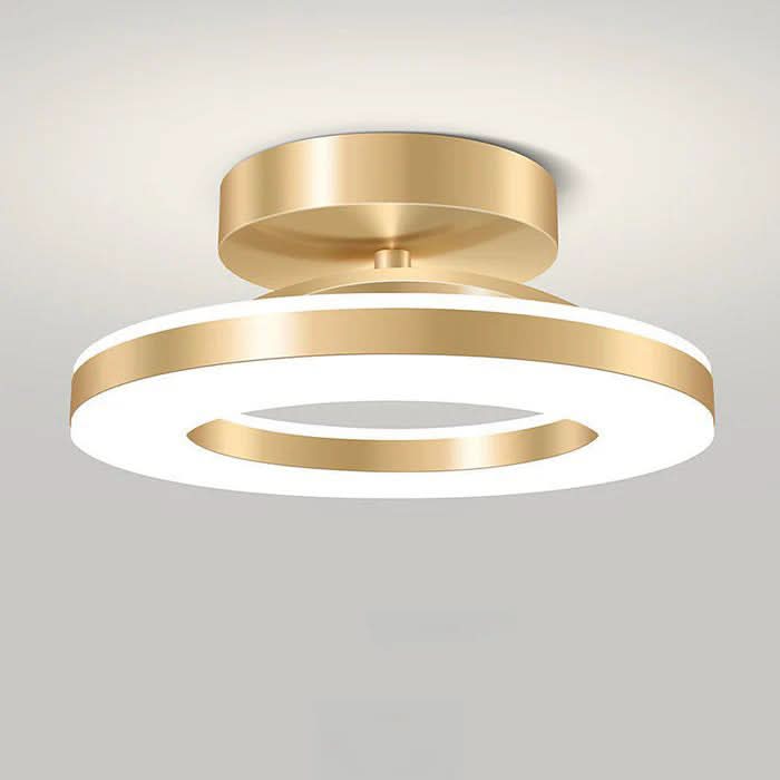 Skorter | ZAYNO Black LED Ceiling Light – Modern Flush Mount