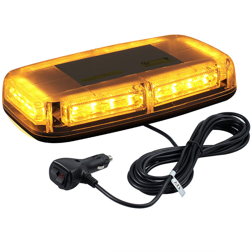 Skorter | COB LED Beacon Flashing Magnetic Emergency Warning Strobe Amber Light 12/24V