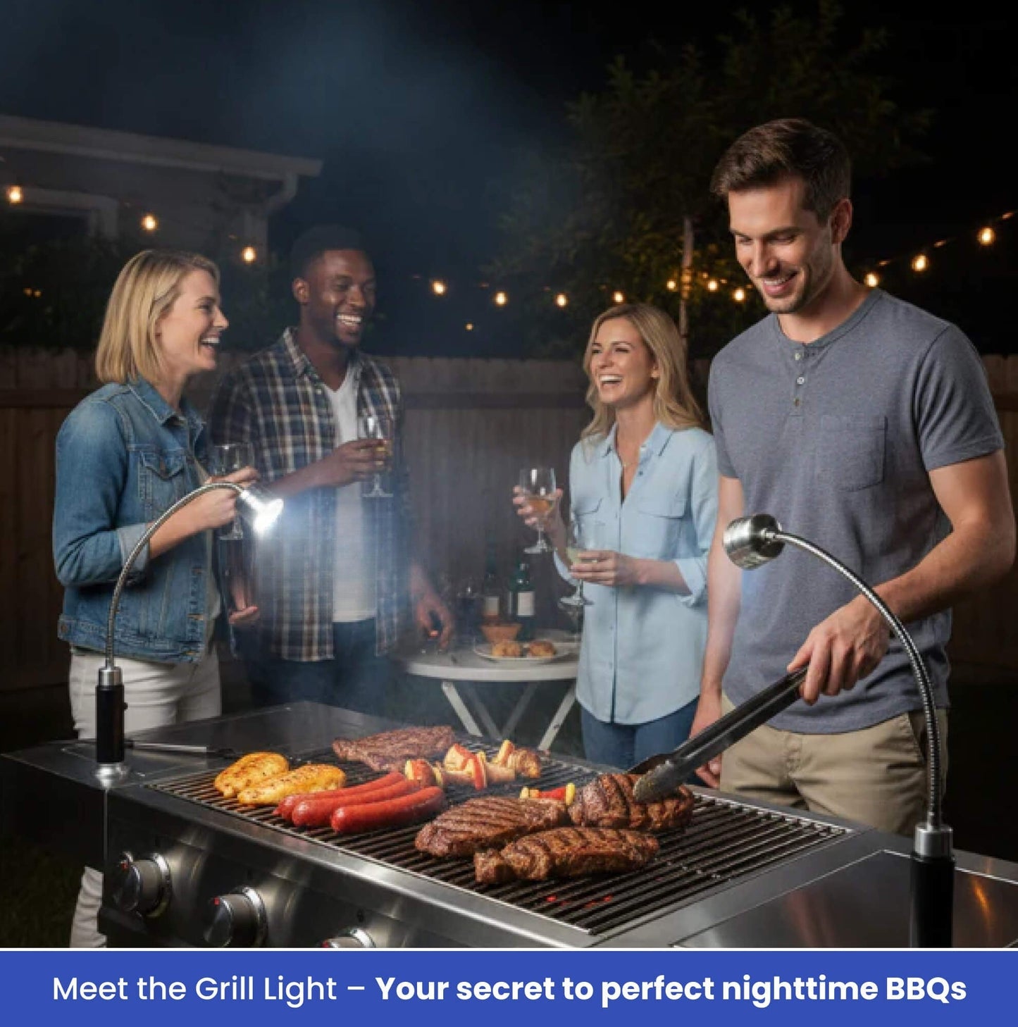 Skorter | Magnetic BBQ Light with 360° Rotation and Bright White LEDs