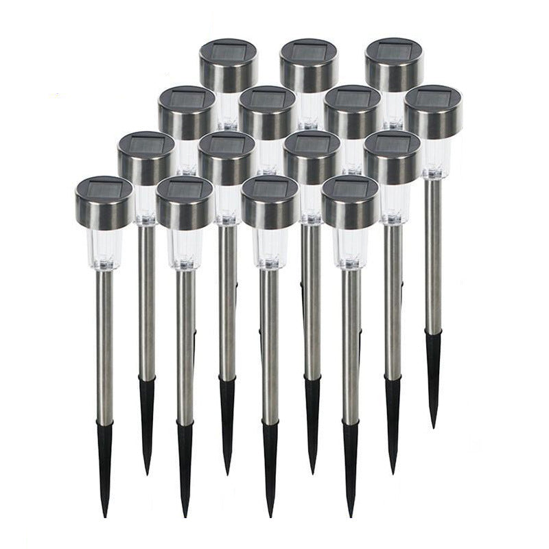 Skorter | Modern simplicity solar waterproof stainless steel cylinder LED landscape lighting outdoor light for the garden