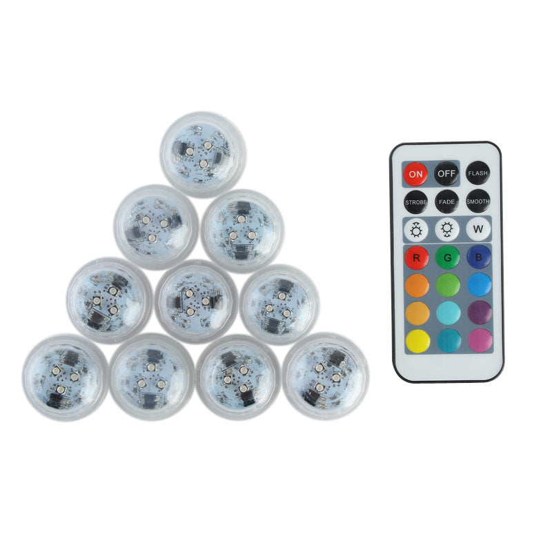 Skorter | Modern simplicity waterproof battery PS round underwater LED landscape lighting outdoor light for outdoor patio
