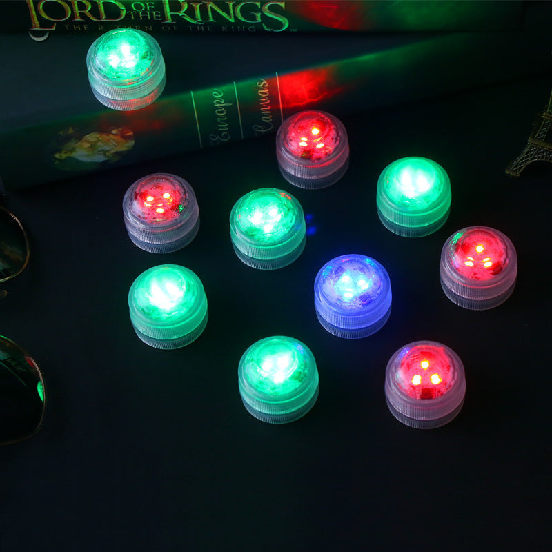 Skorter | Modern simplicity waterproof battery PS round underwater LED landscape lighting outdoor light for outdoor patio
