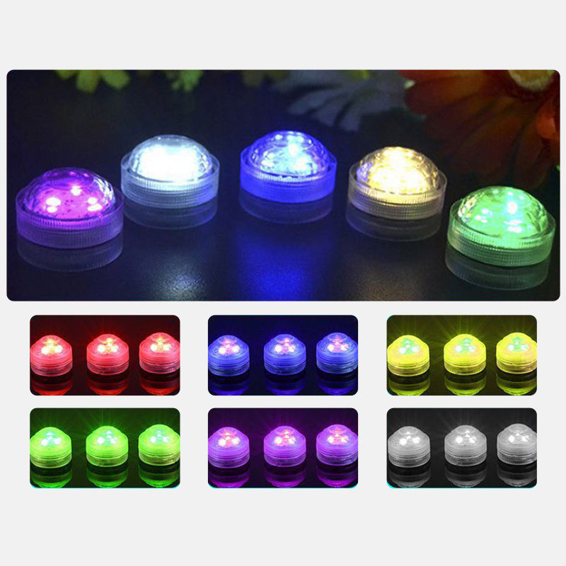 Skorter | Modern simplicity waterproof battery PS round underwater LED landscape lighting outdoor light for outdoor patio