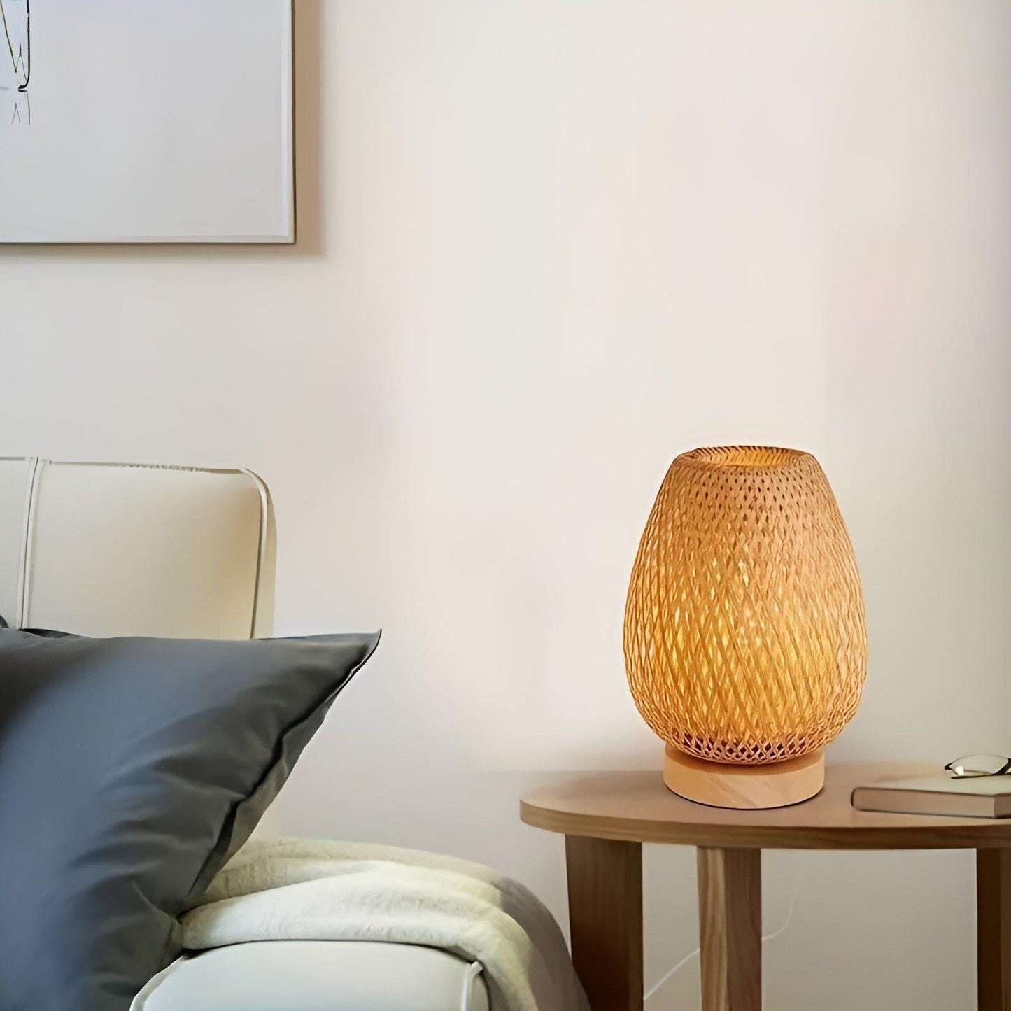 Skorter | Aura Lamp - Bamboo USB-powered Table Lamp for the Bedroom