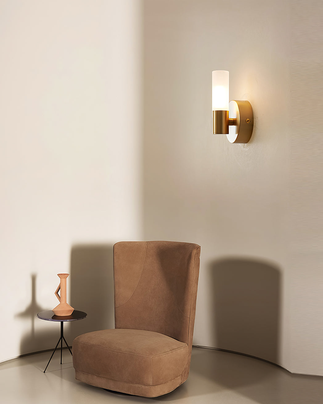 Skorter | CylindraGlow – Chic Cylindrical Wall Lamp for Timeless Ambience