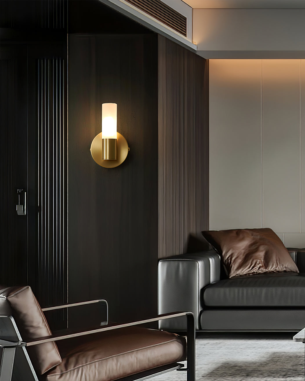Skorter | CylindraGlow – Chic Cylindrical Wall Lamp for Timeless Ambience