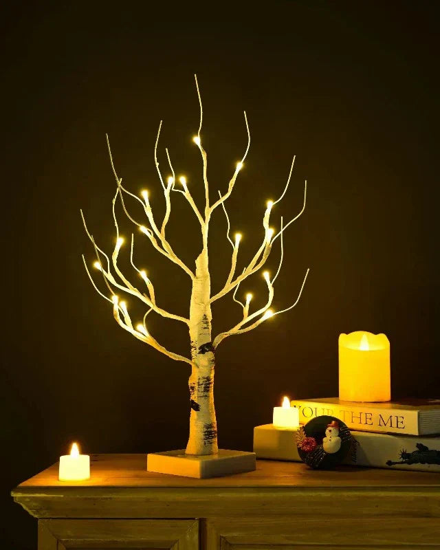 Skorter | LumiTree - LED Light Tree Table Decoration, Warm White Lights