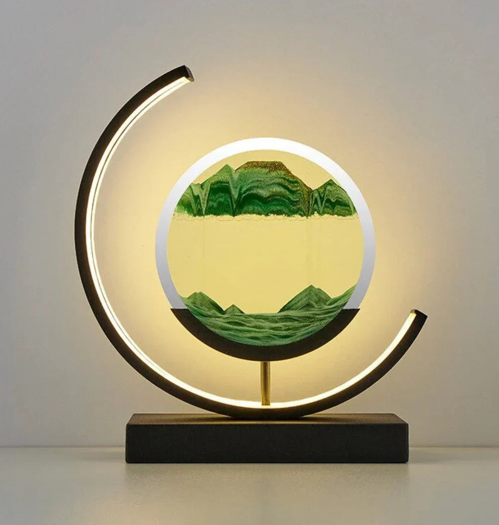 Skorter | Balance Sand Art Lamp | Best Lava Lamps-Inspired Space Lamp, Cool LED Night Light for Relaxing Bedroom & Living Room Decor