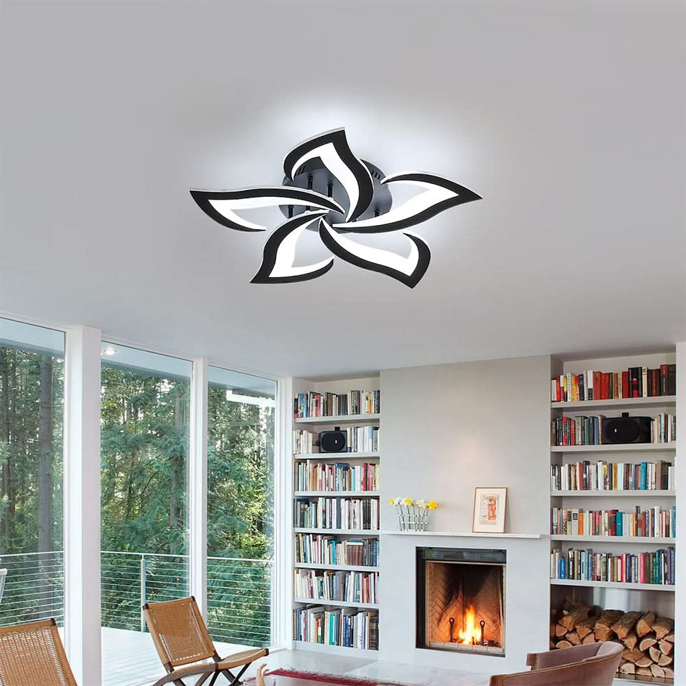 Skorter | Modern Flower-Shaped LED Ceiling Light for Home Décor