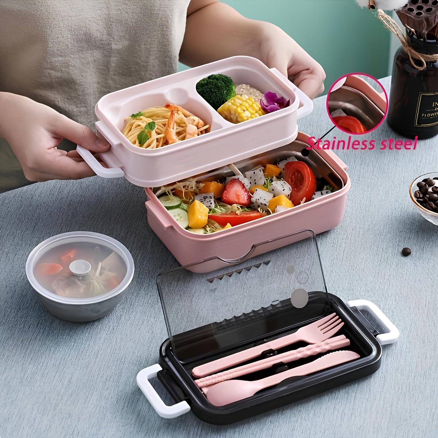Skorter box in stainless steel all included