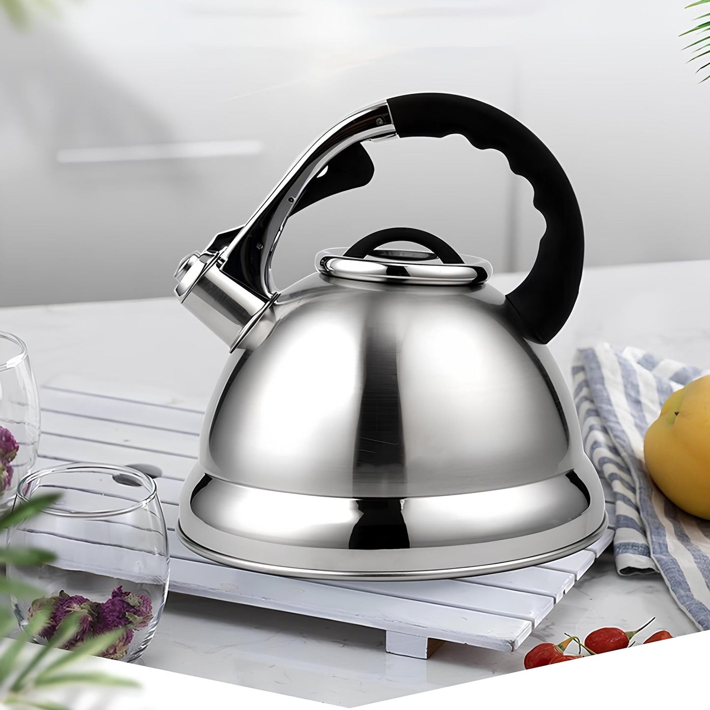 Skorter in stainless steel with whistle
