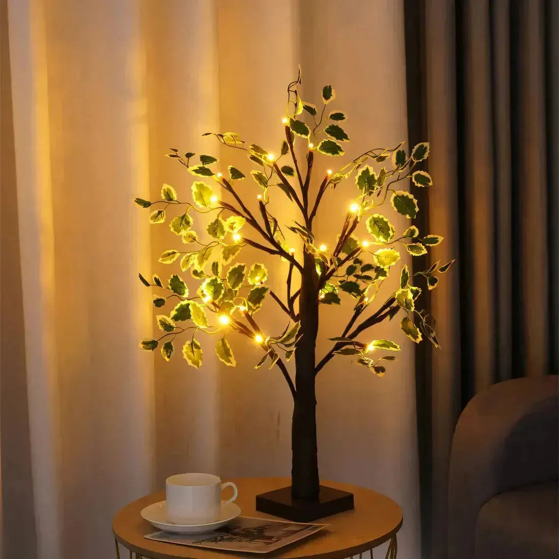 Skorter | BrightTree LED Lamp – Illuminated Tree Light for Home Décor and Ambient Lighting