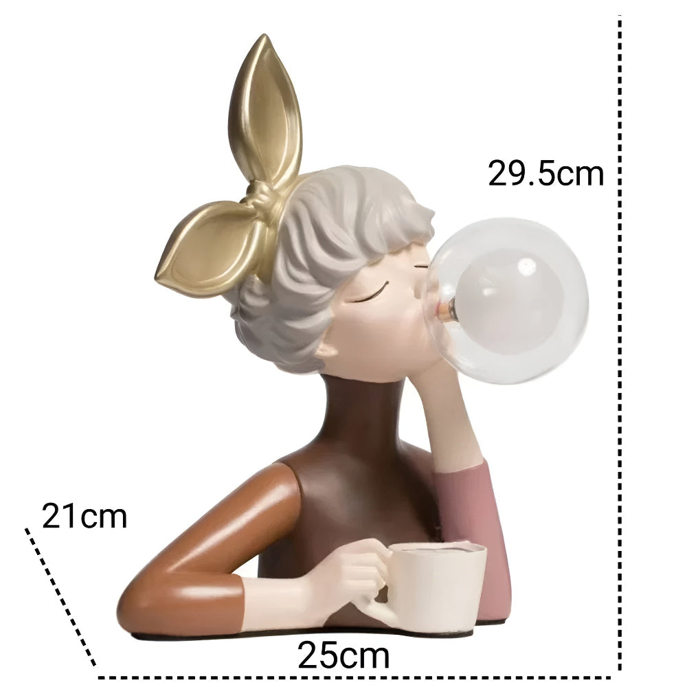 Skorter | BubbleFairies Table Lamp – Enchanting Quartet Cartoon Girl Figurine Light