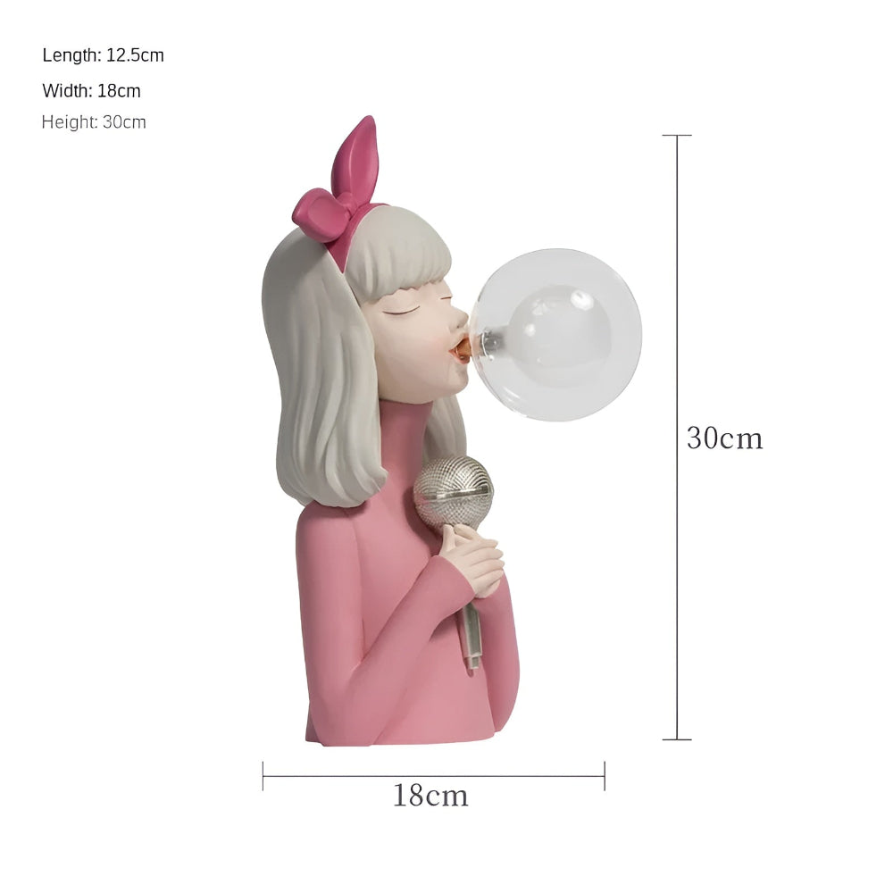 Skorter | BubbleFairies Table Lamp – Enchanting Quartet Cartoon Girl Figurine Light