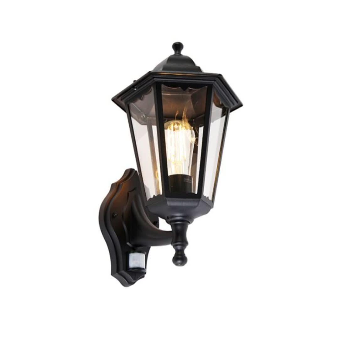 Skorter | Glow Sensor - Outdoor Wall Lamp Black with Motion Sensor