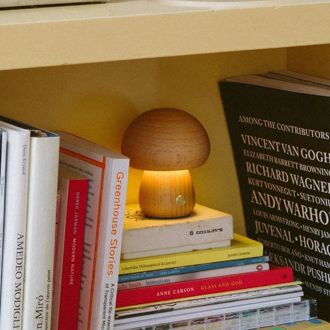 Skorter | Timber Mushie Lamp | Beech | Small