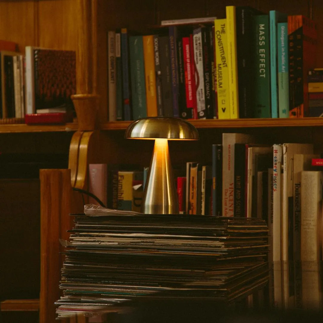Skorter | Portable Metal Touch Lamp | Brass Gold
