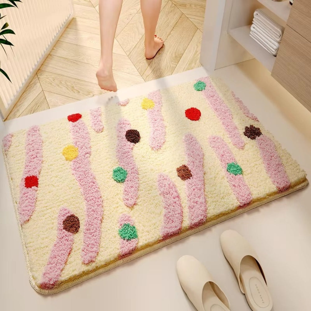 Skorter | Candy Color Clash Bath Mat