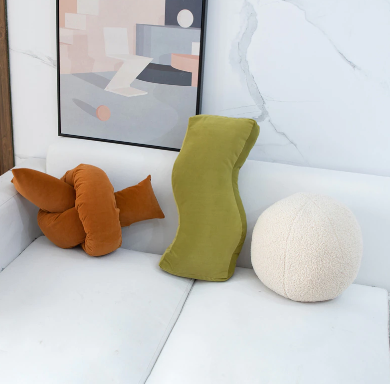 Skorter | Emily Cushion: Minimalist cushion for modern interior