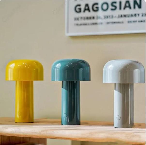 Skorter | Italian Mushroom Dimmable Cordless LED Table Lamp