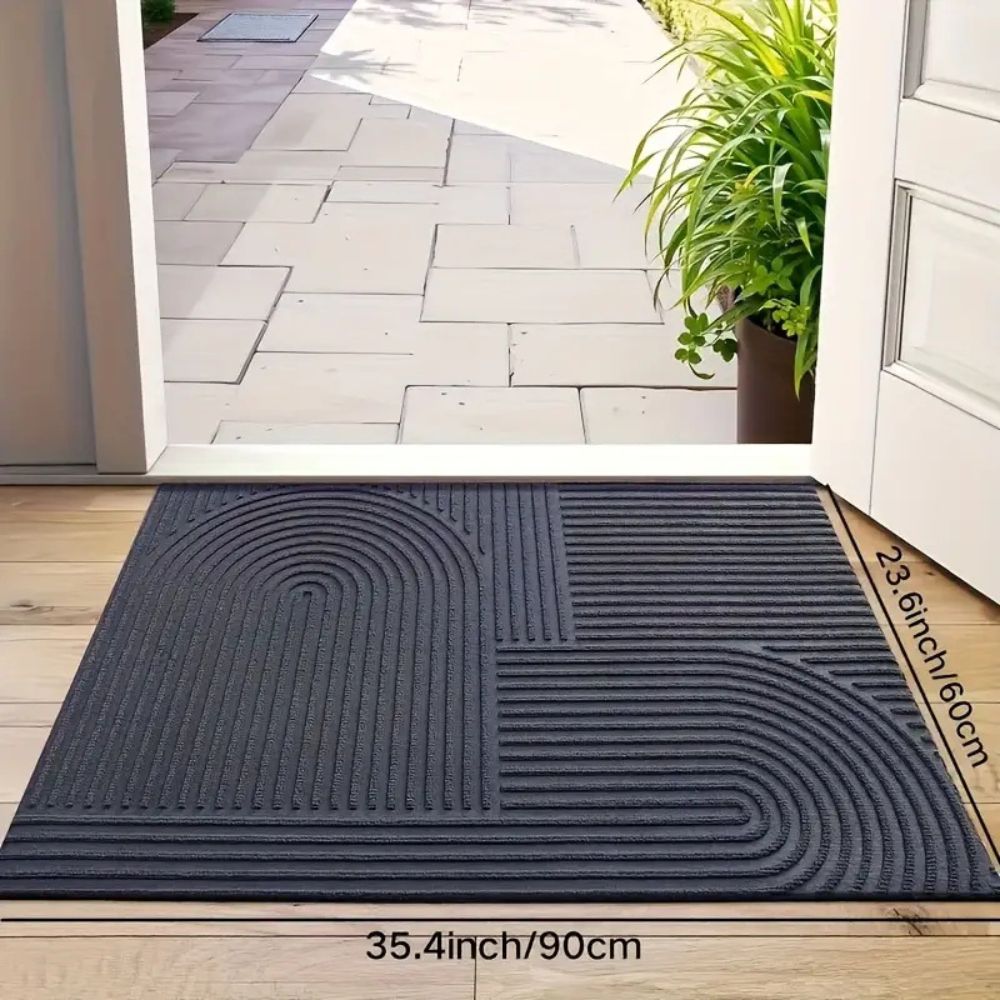 Skorter | Curved Thread Line Door Mat