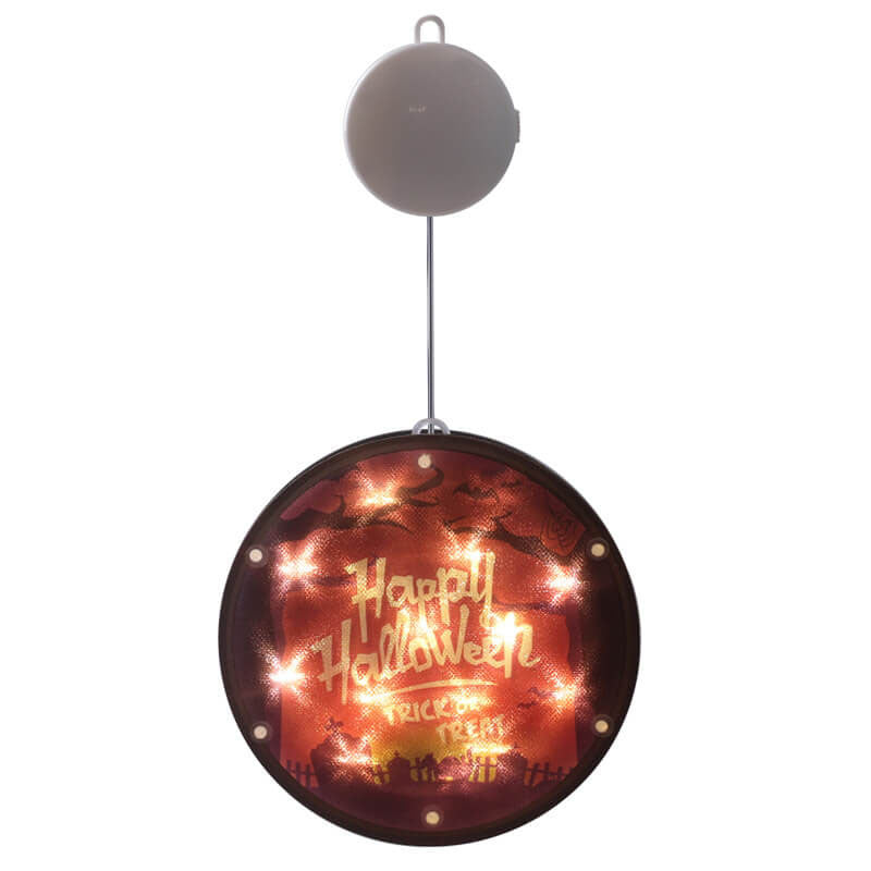 Skorter | Halloween Ghost Colorful Fabric 1-Light Battery LED Adhesive Pendant Lights String