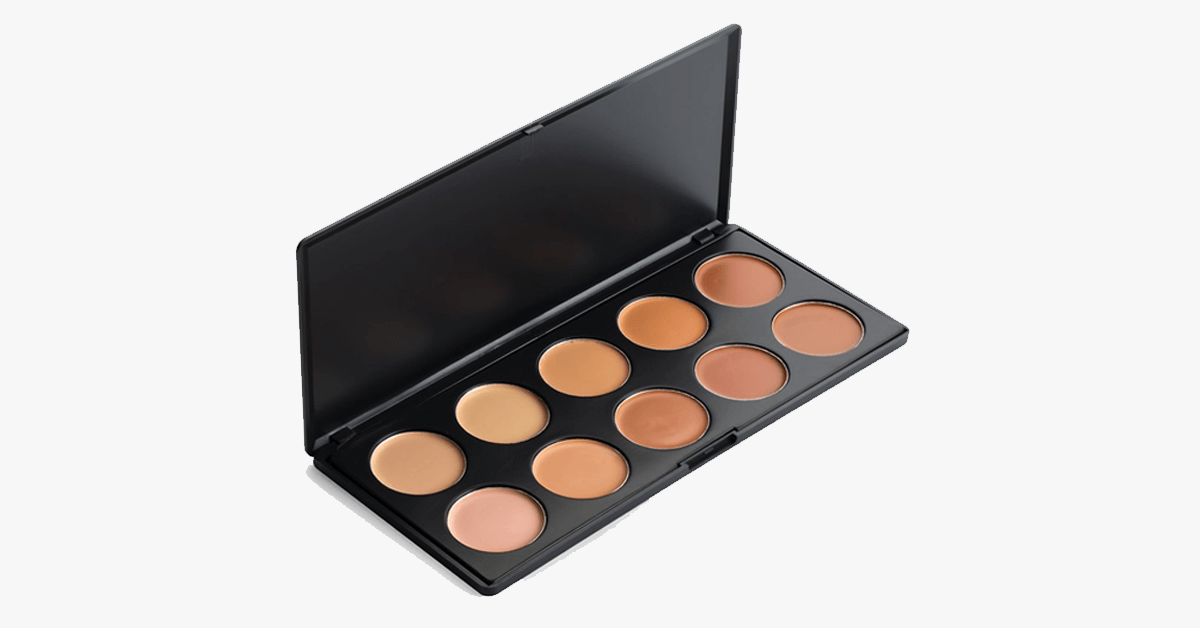 Skorter | 10 Color Concealer Palette - Magically hides all your imperfections and dark circles to give you a flawless look!