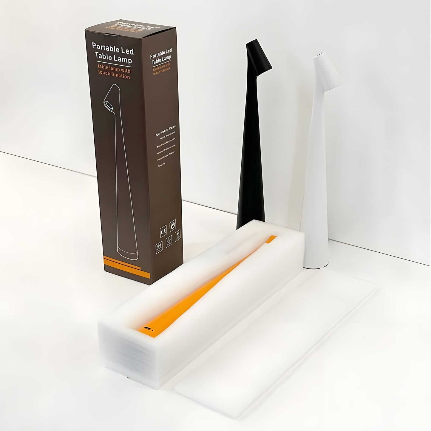 Skorter | LunaSlim Elegant Table Lamp with Wireless Functionality