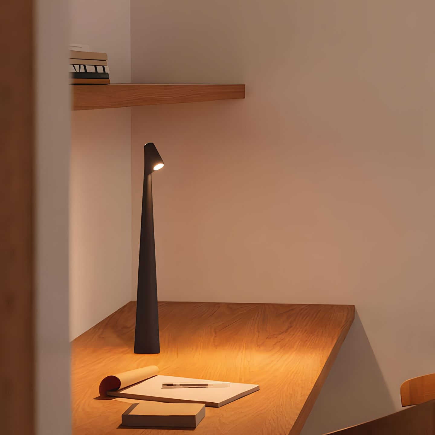 Skorter | LunaSlim Elegant Table Lamp with Wireless Functionality