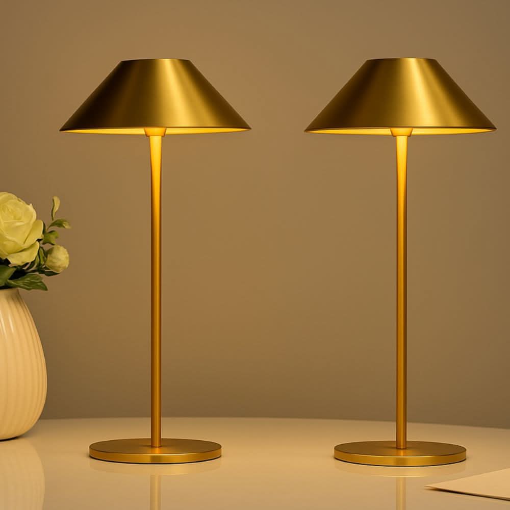 Skorter | Gold Modern Touch LED Lamp