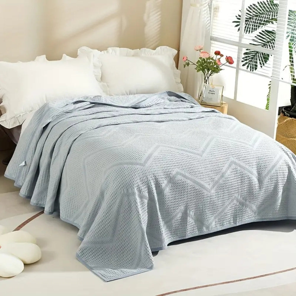 Skorter | Cotton Nest Waffle Summer Blanket