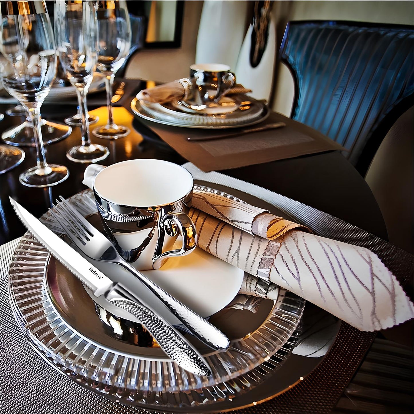 Skorter stainless steel steak set of 6 - The jewelry