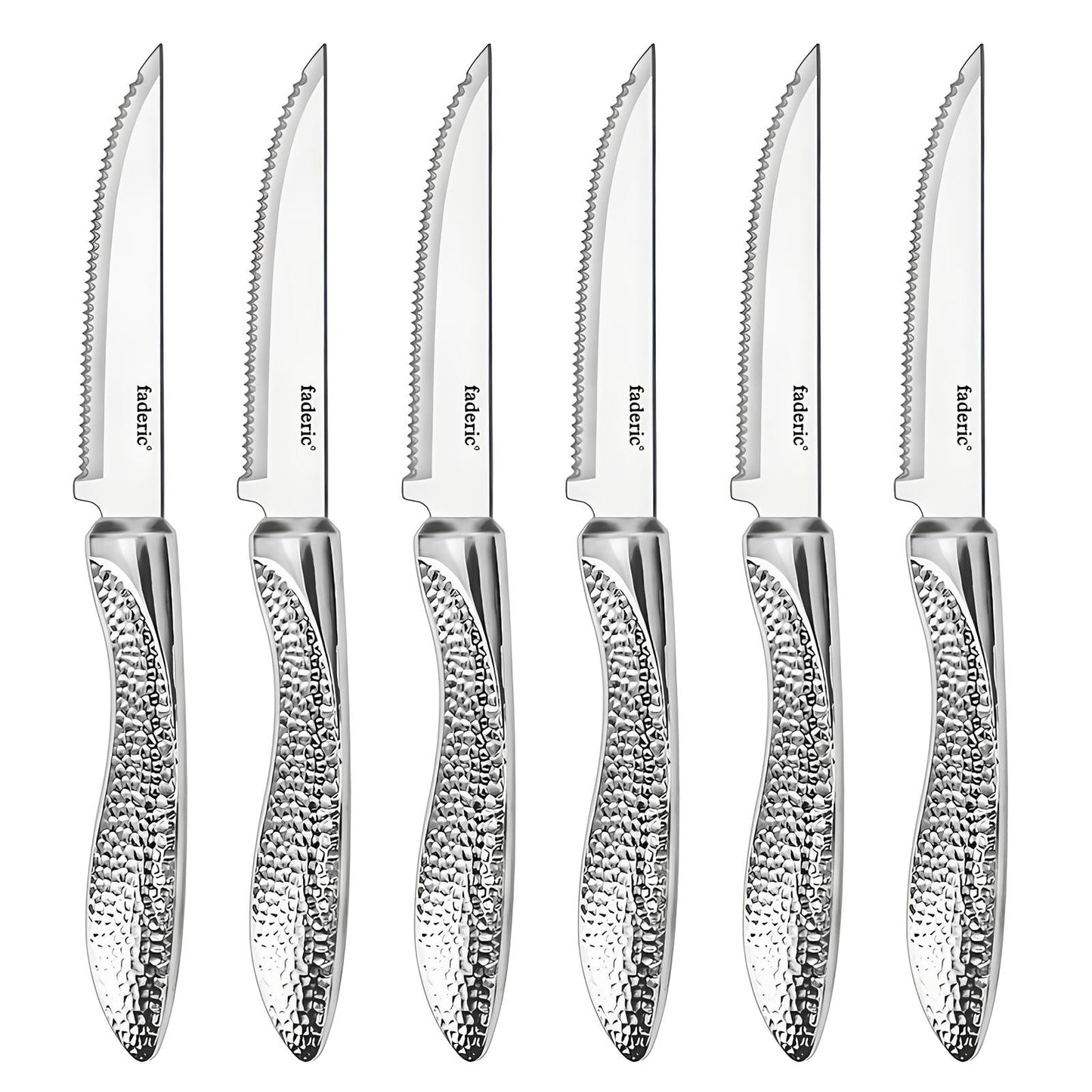 Skorter stainless steel steak set of 6 - The jewelry