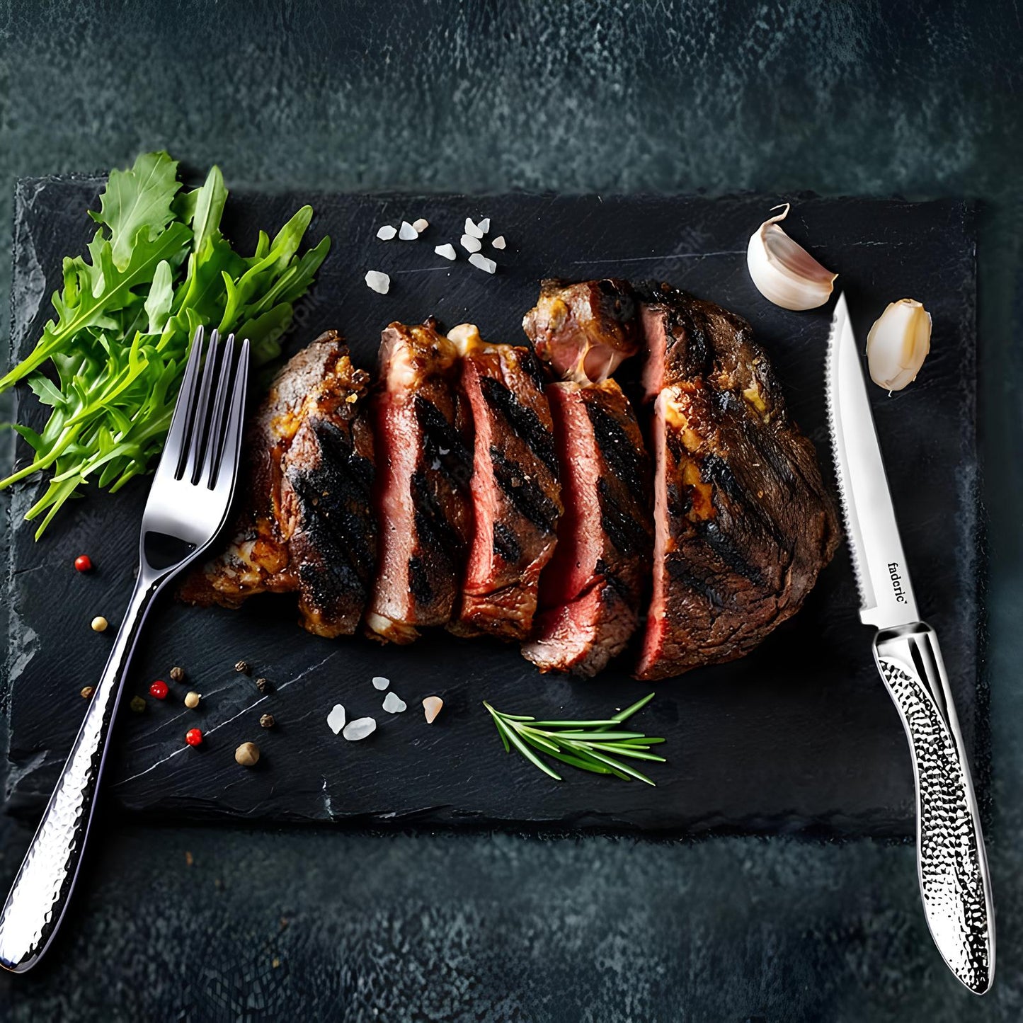Skorter stainless steel steak set of 6 - The jewelry