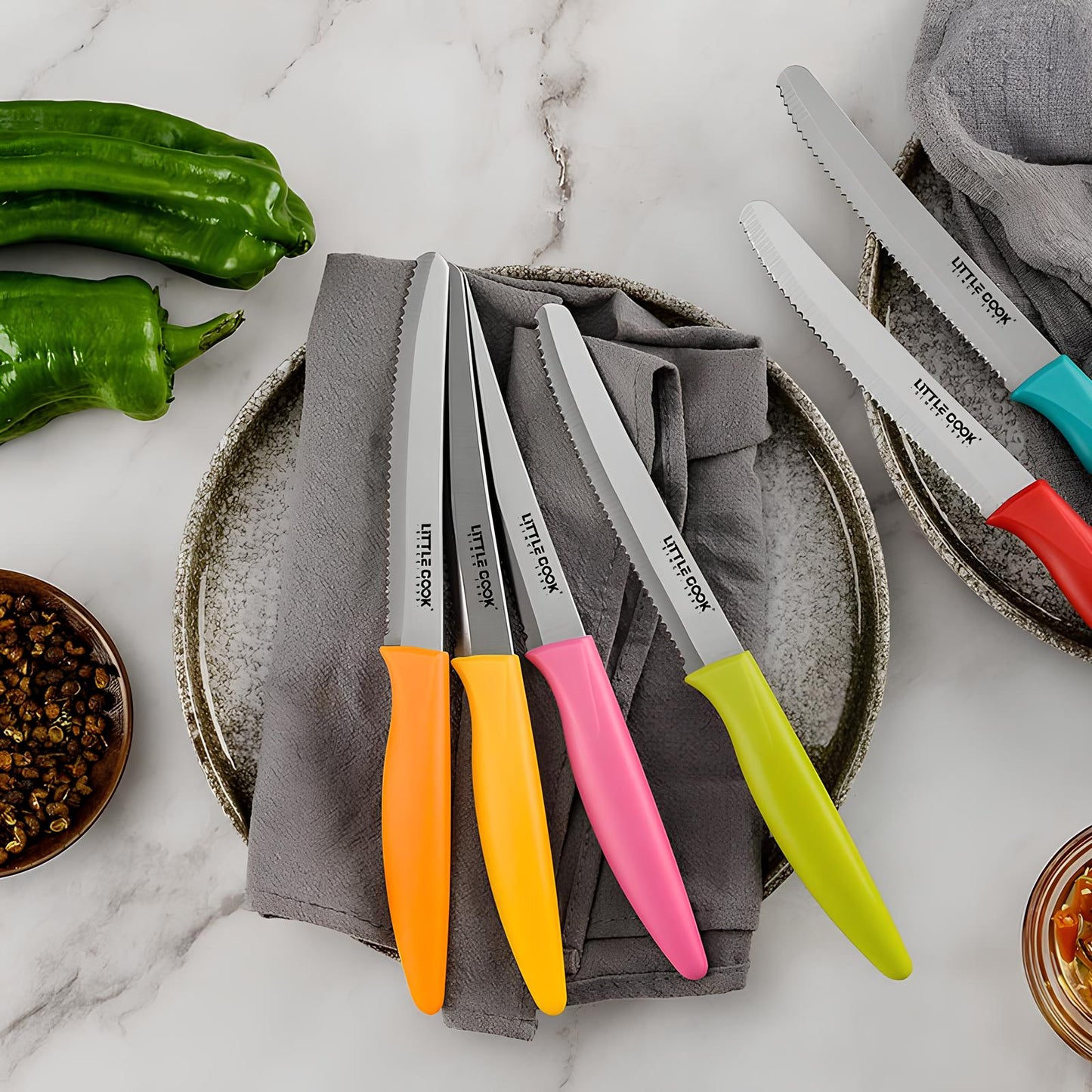 Skorter steak set with 6