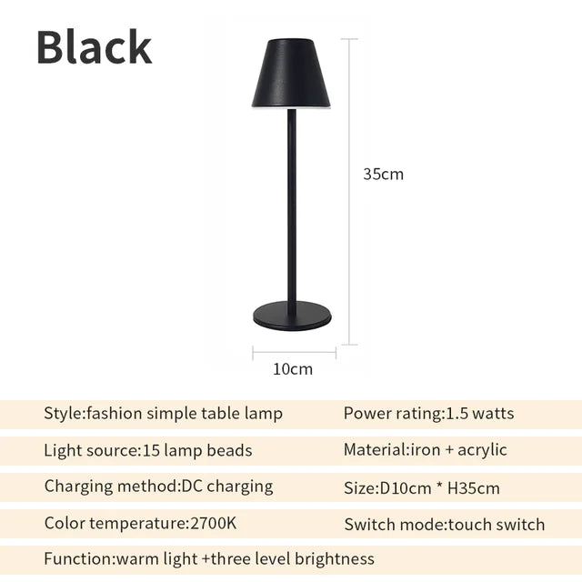 Skorter | LumiFlex - Rechargeable Table Lamp