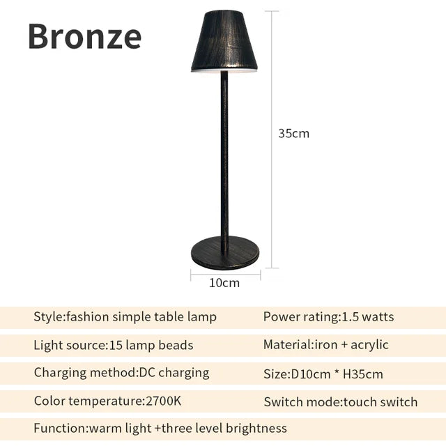 Skorter | LumiFlex - Rechargeable Table Lamp