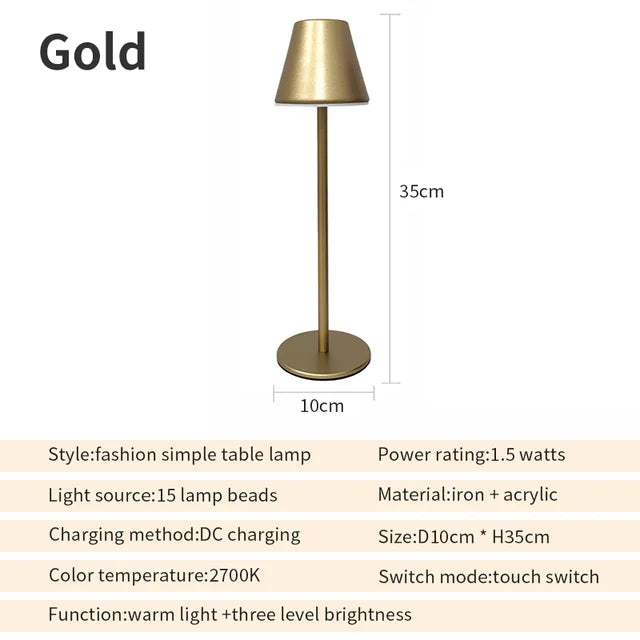 Skorter | LumiFlex - Rechargeable Table Lamp