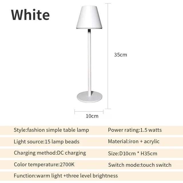 Skorter | LumiFlex - Rechargeable Table Lamp