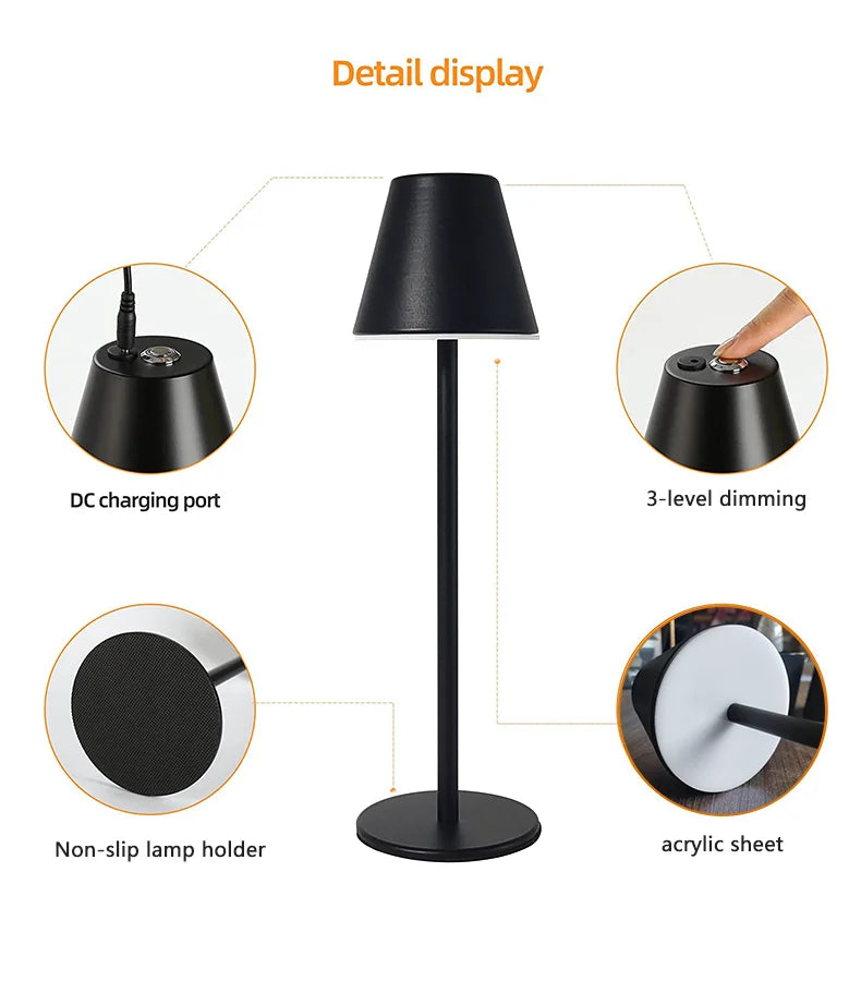 Skorter | LumiFlex - Rechargeable Table Lamp