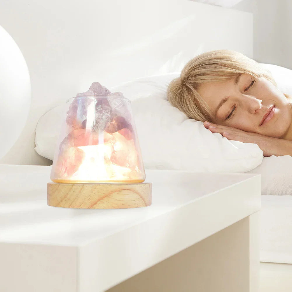 Skorter | Himalaya Salt Lamp - Crystal Night Light & Essential Oil Diffuser