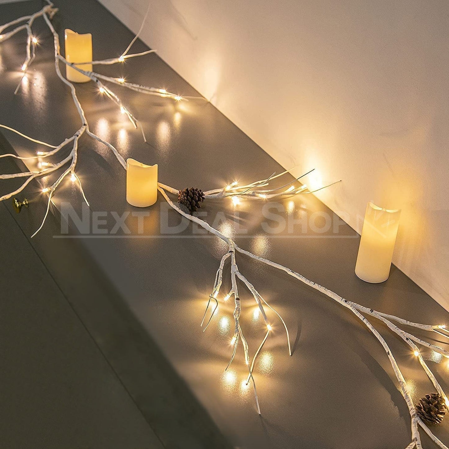 Skorter | Decorative LED Birch Garland Lights
