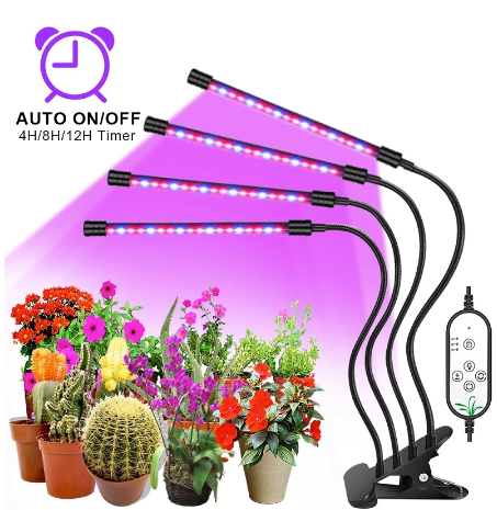Skorter | Led Grow Light Full Spectrum Fitolamp With Control For Plants Seedlings
