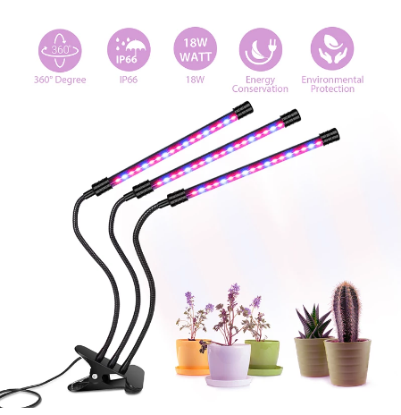 Skorter | Led Grow Light Full Spectrum Fitolamp With Control For Plants Seedlings