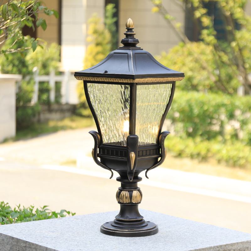 Skorter | LumaLux Solar Outdoor Lantern | Weatherproof | Solar Powered | Garden Lighting for Terrace and Entry Area
