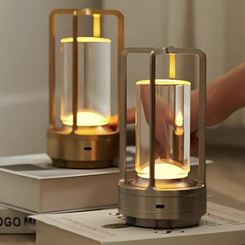 Skorter | Modern Cordless Nordic Desk & Bedside Lamp with Touch Controls – Sleek Rechargeable LED Light for Home Décor, Living Rooms, and Modern Bedrooms -