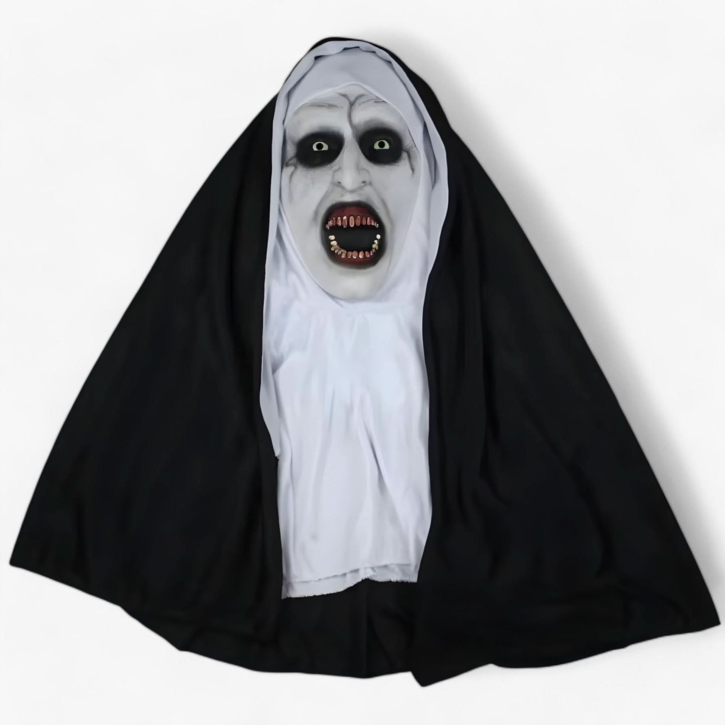 Skorter | Raven | LED Nun Mask - Spooky Halloween Look