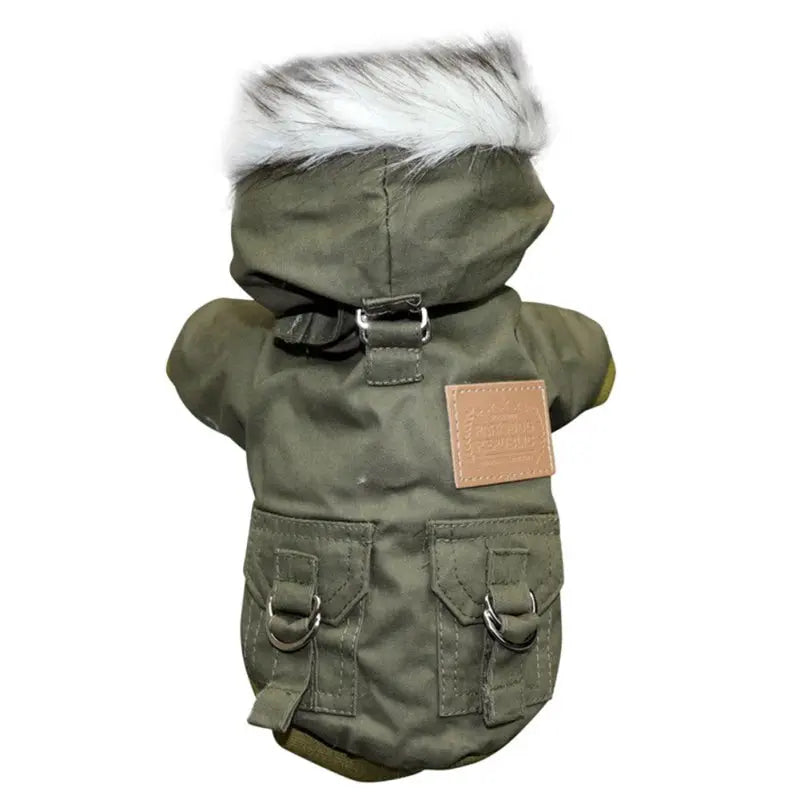 Skorter | Dog jacket with fur trim hood - Dog and cat clothing