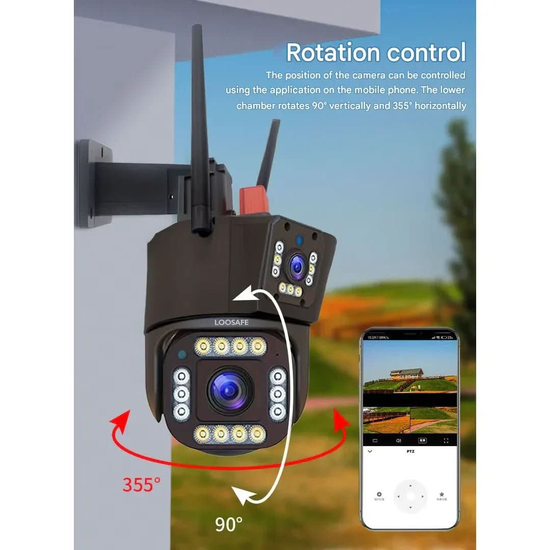 Skorter | Wireless Surveillance Camera with Solar Panel & 360° App Control